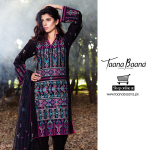 Embroidered Pret Dresses By Taana Baana 2016 4