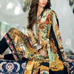 Embroidered Silk Karandi Winter Collection By Gul Ahmed 2015-16 2