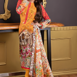 Embroidered Silk Karandi Winter Collection By Gul Ahmed 2015-16