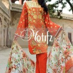 Embroidered Winter Linen Dresses By Motfiz 2015-16 2