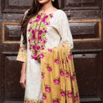 Floral Pattern Embroidery Collection By Khaadi 2016 2