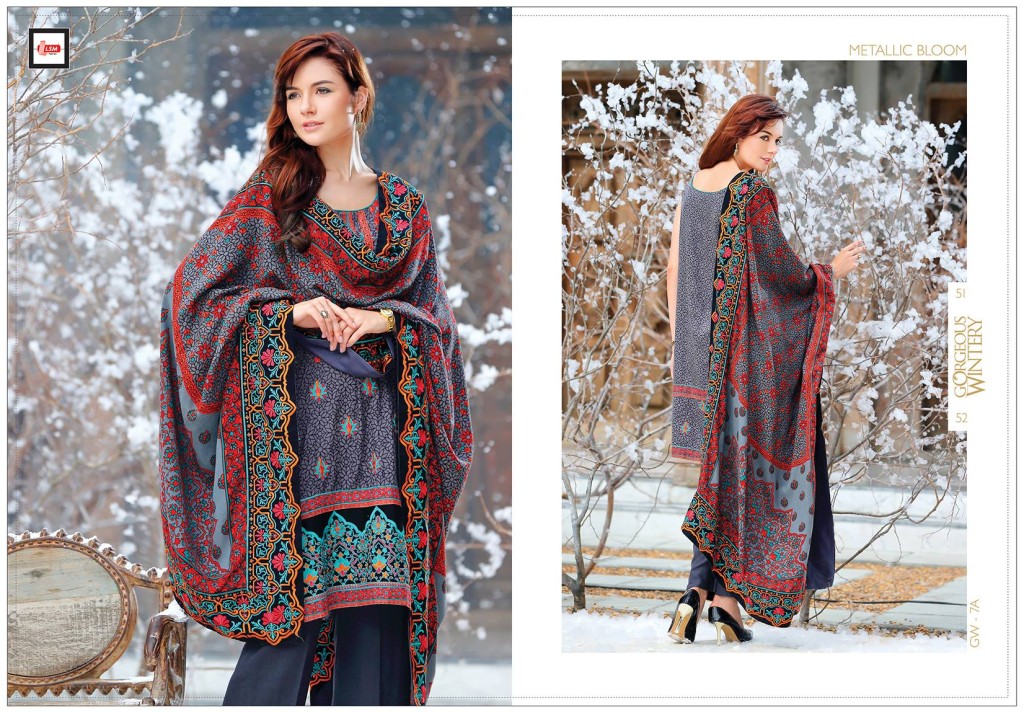 winter shalwar kameez by LSM