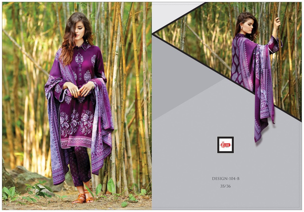 LSM Fabrics Winter Shawl Collection 2015-16 9