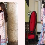 Linen Embroidered Casual Dresses By Firdous Cloth Mills 2015-16 10