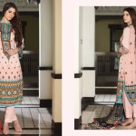 Linen Embroidered Casual Dresses By Firdous Cloth Mills 2015-16