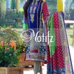 Printed Karandi Winter Collection By Motifz 2015-16