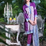 Three Piece Winter Shalwar Kameez By Pareesa 2015-16 2