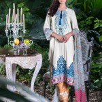 Three Piece Winter Shalwar Kameez By Pareesa 2015-16 6