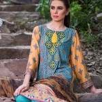 Three Piece Winter Shalwar Kameez By Pareesa 2015-16 7