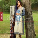 Printed winter shalwar kameez