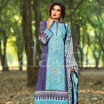 Winter Khaadi Printed Shalwar Kameez By Lala Textiles 2015-16 2