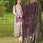 Winter Khaadi Printed Shalwar Kameez By Lala Textiles 2015-16 6