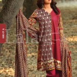 Winter Khaadi Printed Shalwar Kameez By Lala Textiles 2015-16 9