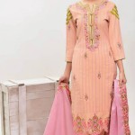 Areeba Saleem Shawl Dresses ZS Textiles 2016