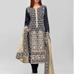 Areeba Saleem Shawl Dresses ZS Textiles 2016 8