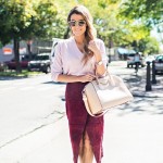 Burgundy outfits