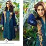 Embroidered Stitched Kameez Collection Resham Ghar 2016 3