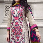 Khaddar embroidered shalwar suits