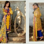 Khaddar Shawl Dress Collection Sabeen Pasha 2016 17