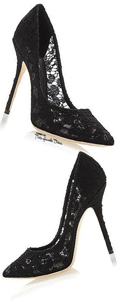 Lace High Heel Shoes To Wear On Parties 5