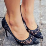Lace High Heel Shoes To Wear On Parties 6