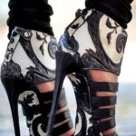 Lace High Heel Shoes To Wear On Parties 8
