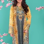 Linen Casual Winter Kurti Cross Stitch Collection 2016 4