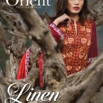 Linen Embroidered Dresses Orient Textile Collection 2016 2