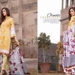 Linen Embroidered Kalyan Dresses ZS Textiles Collection 2016