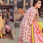 Linen Embroidered Kalyan Dresses ZS Textiles Collection 2016 3