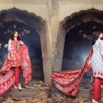 Linen Embroidered Kalyan Dresses ZS Textiles Collection 2016 4