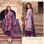 Linen Embroidered Kalyan Dresses ZS Textiles Collection 2016 5