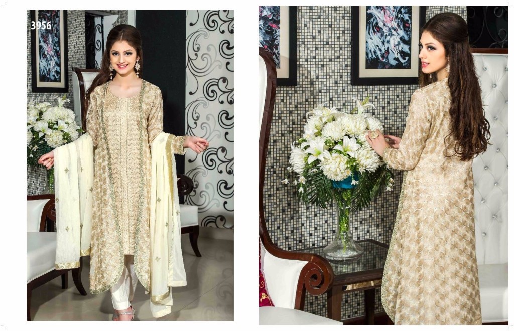 Long Kameez Chiffon Dresses Tawakal Fabrics 2016 12