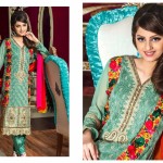 Long Kameez Chiffon Dresses Tawakal Fabrics 2016 2