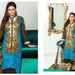 Long Kameez Chiffon Dresses Tawakal Fabrics 2016 6