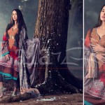 Marina Fabric Embroidered Dresses By Lala Textiles 2015-16 3