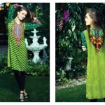 Ready To Wear Silk Embroidered Collection Resham Ghar 2016 6