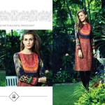 Silk khaddar dress