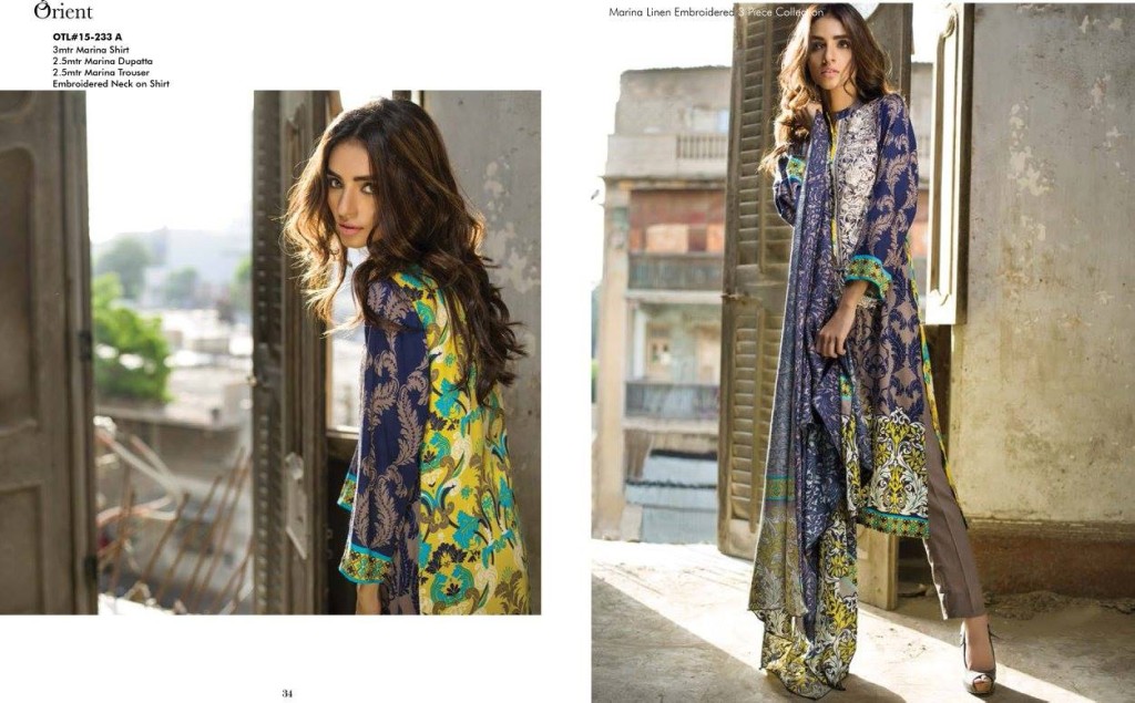 Three Piece Winter Orient Collection 2015-16 6