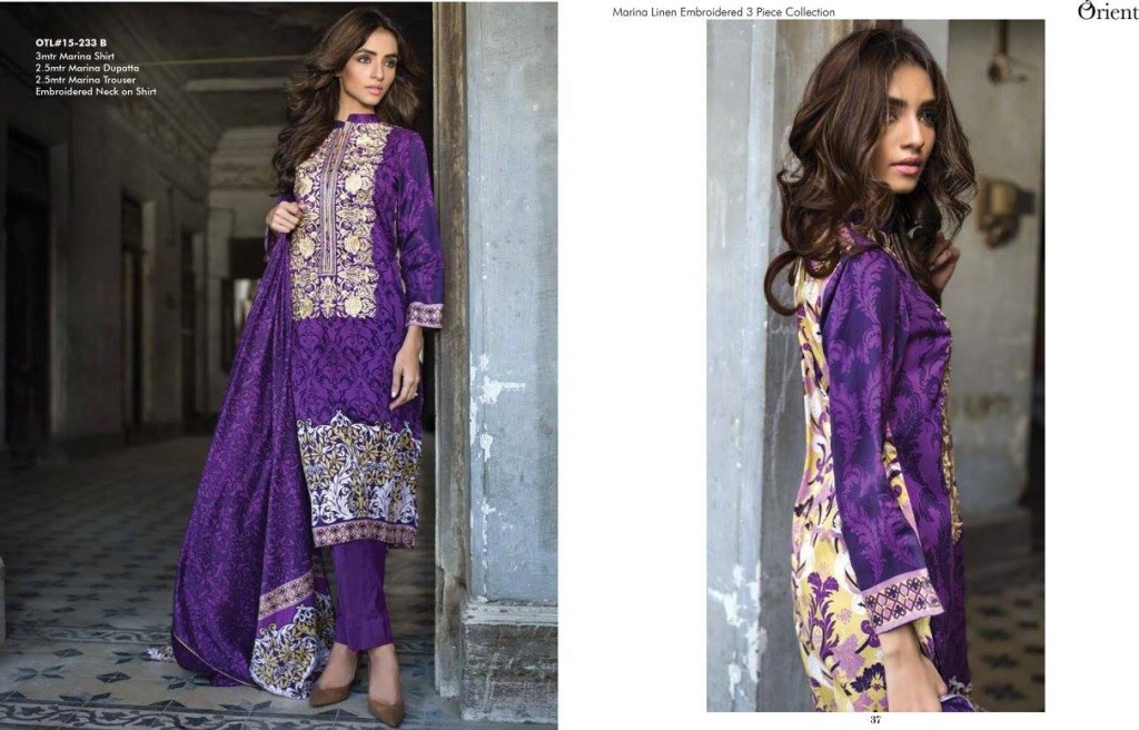 Three Piece Winter Orient Collection 2015-16