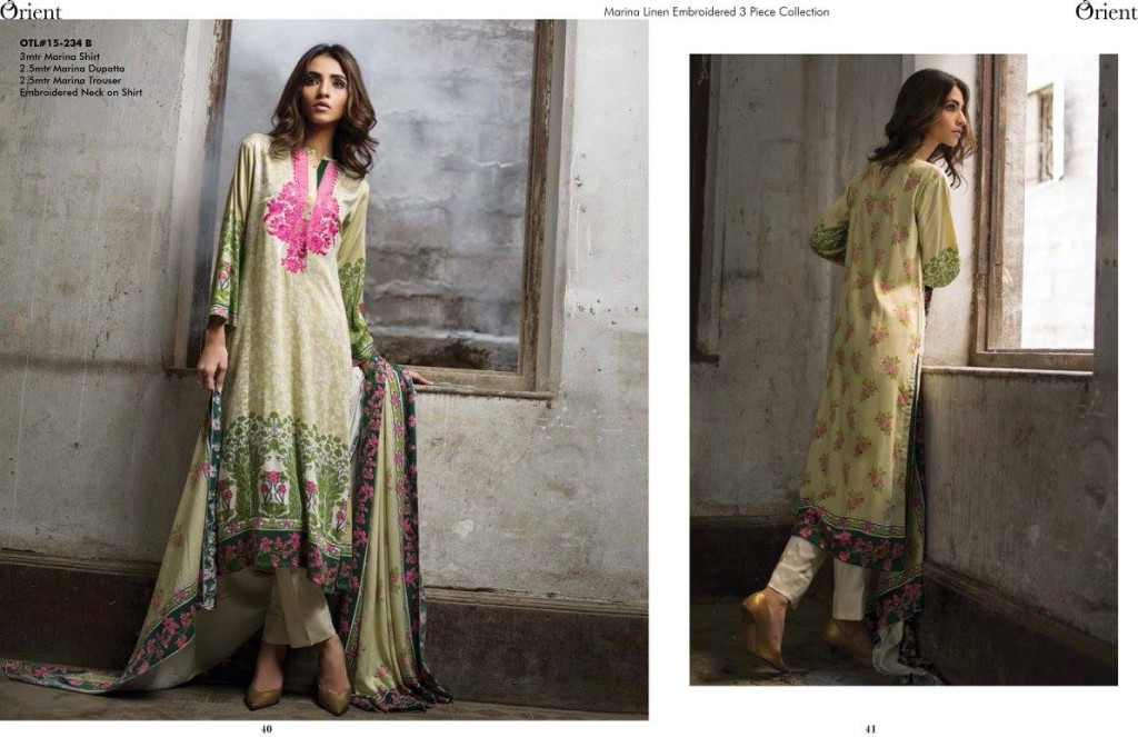 Three Piece Winter Orient Collection 2015-16 8