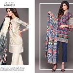 Unstitched Floral Print Dresses By Sapphire 2015-16 12