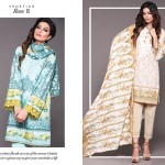 Unstitched Floral Print Dresses By Sapphire 2015-16 8