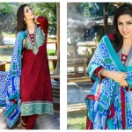 Viscose Shawl Dresses Tawakkal Fabrics Collection 2016