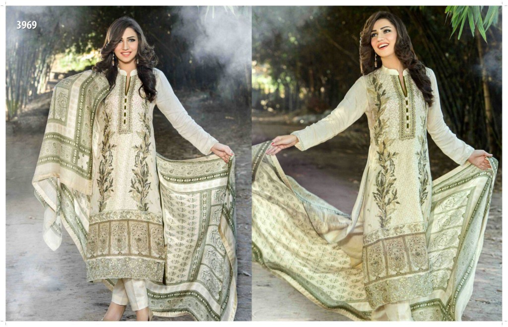 Viscose Shawl Dresses Tawakkal Fabrics Collection 2016 5