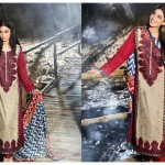 Viscose Shawl Dresses Tawakkal Fabrics Collection 2016 8