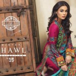 Winter Shawl 3 Piece Collection Klakari Shalwar Kameez 2016