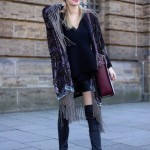 Women Velvet Dresses Winter Casual Street Style Looks