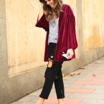 Women Velvet Dresses Winter Casual Street Style Looks 16