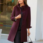 Burgundy Coat Designs Women Should Try This Season